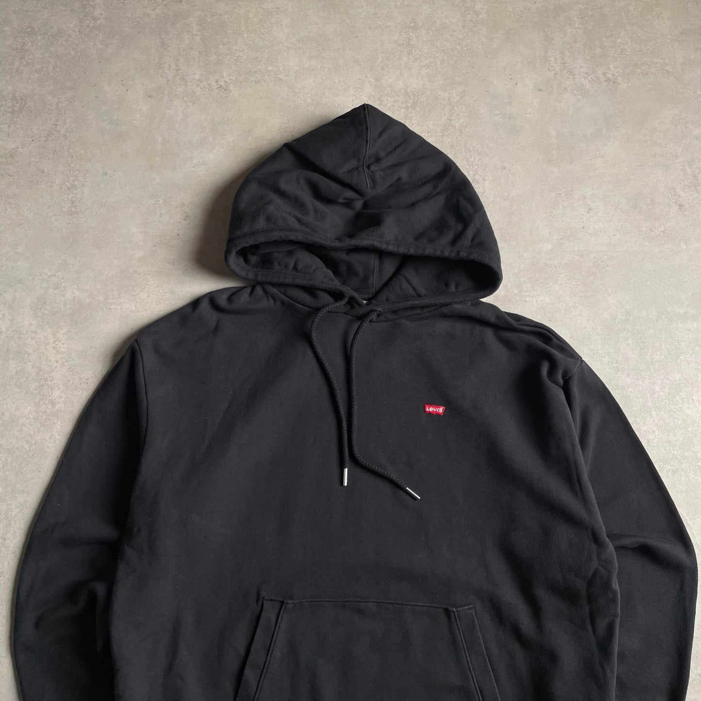 Levi's fekete kapucnis pulóver