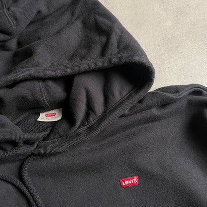 Levi's fekete kapucnis pulóver