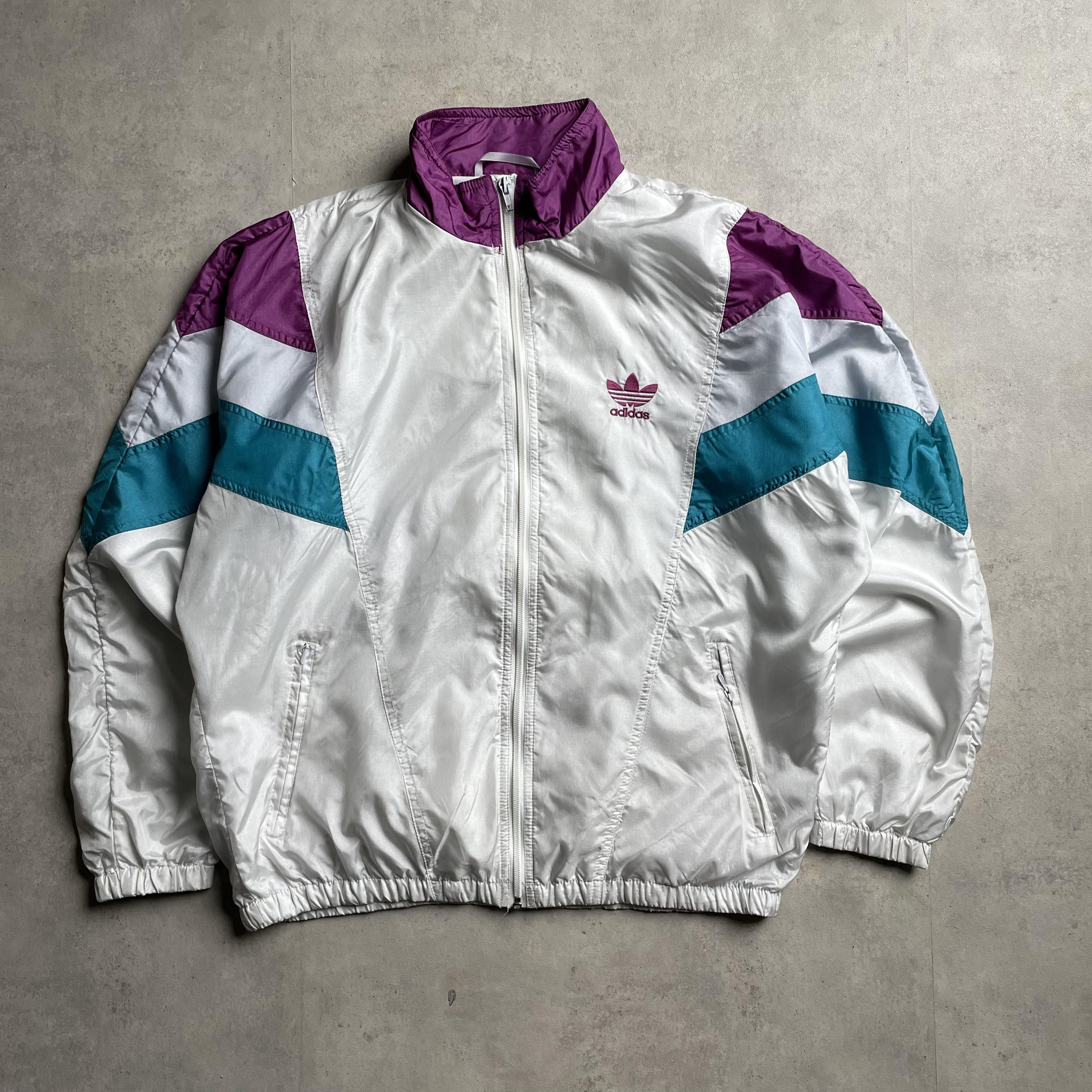 Vintage Adidas fehér széldzseki