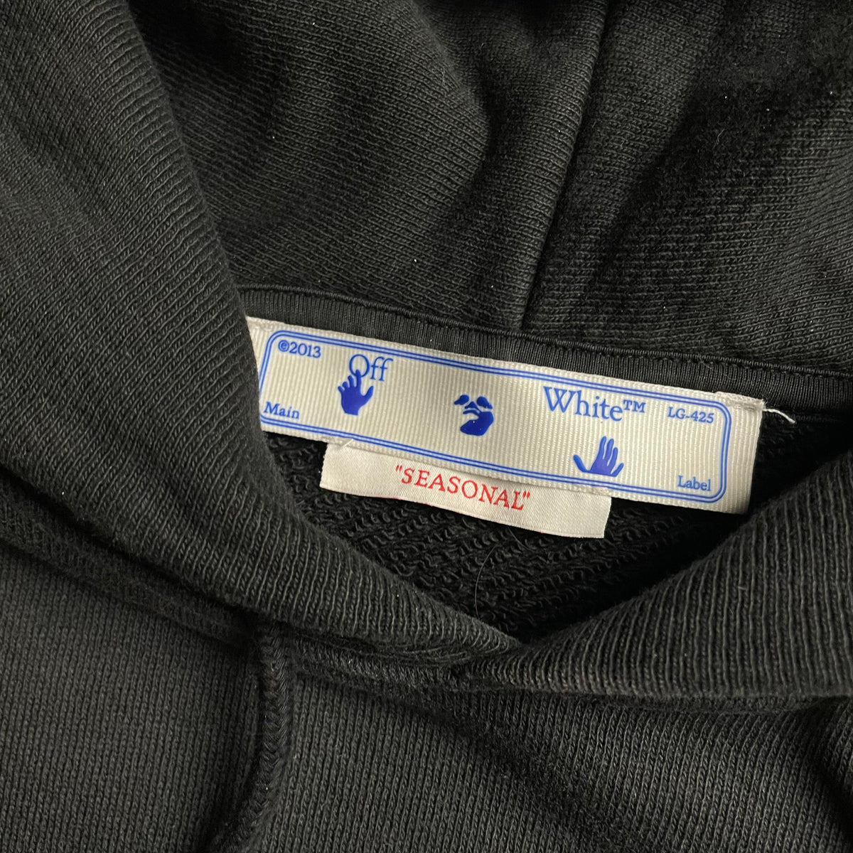 Off White Wave Off Boxy hoodie