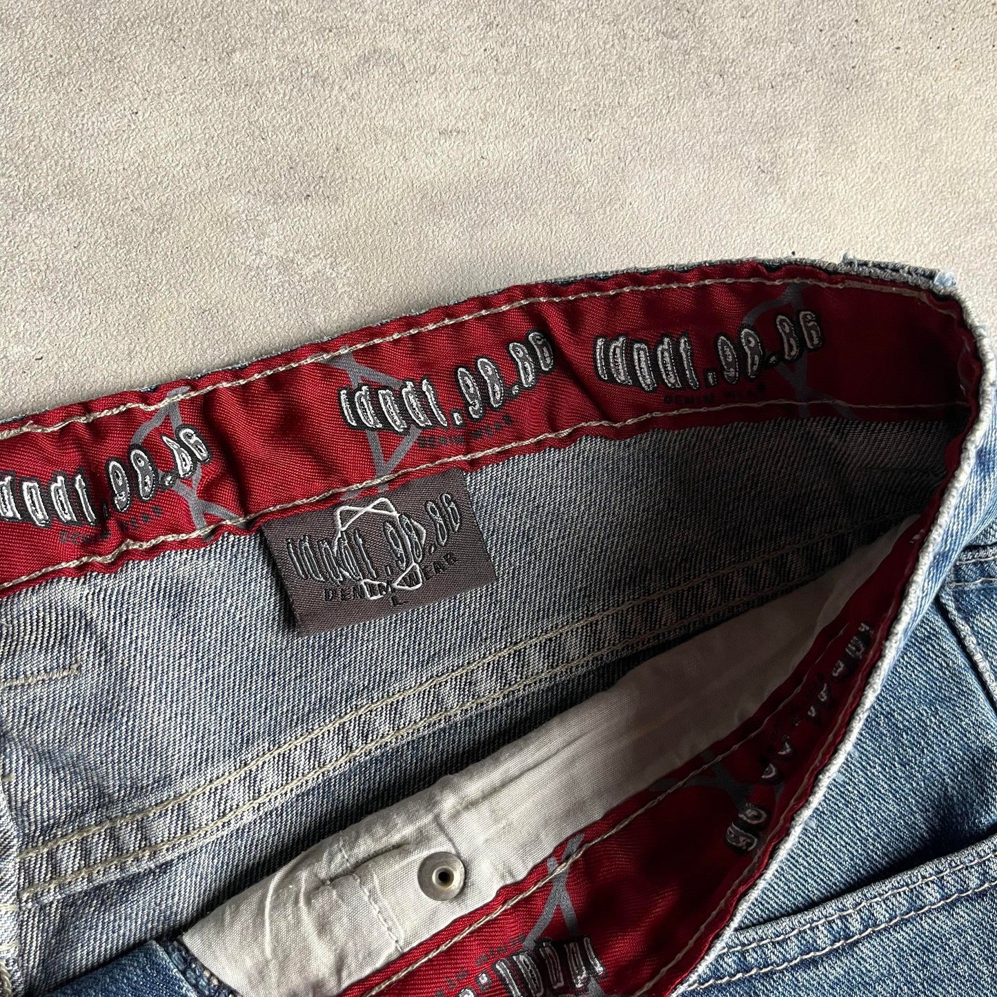Vintage Idpdt.98.86 straight fit farmernadrág