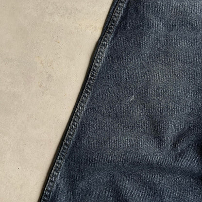 Wrangler sötétkék straight fit farmernadrág