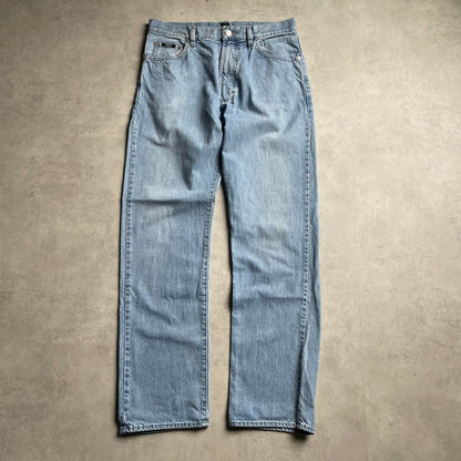 Hugo Boss világoskék straight fit farmernadrág