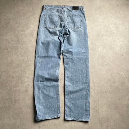 Hugo Boss világoskék straight fit farmernadrág