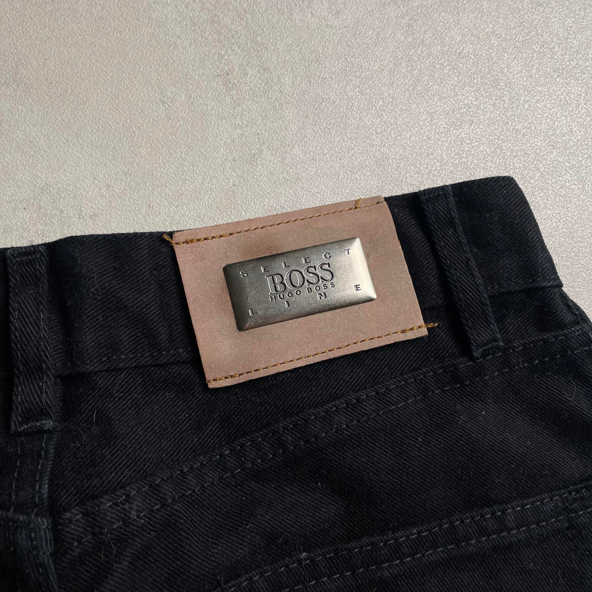 Vintage Hugos Boss flaire farmernadrág