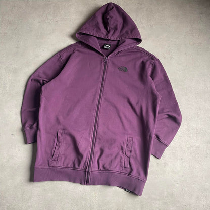 The North Face lila zipup hoodie