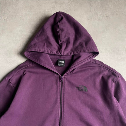 The North Face lila zipup hoodie