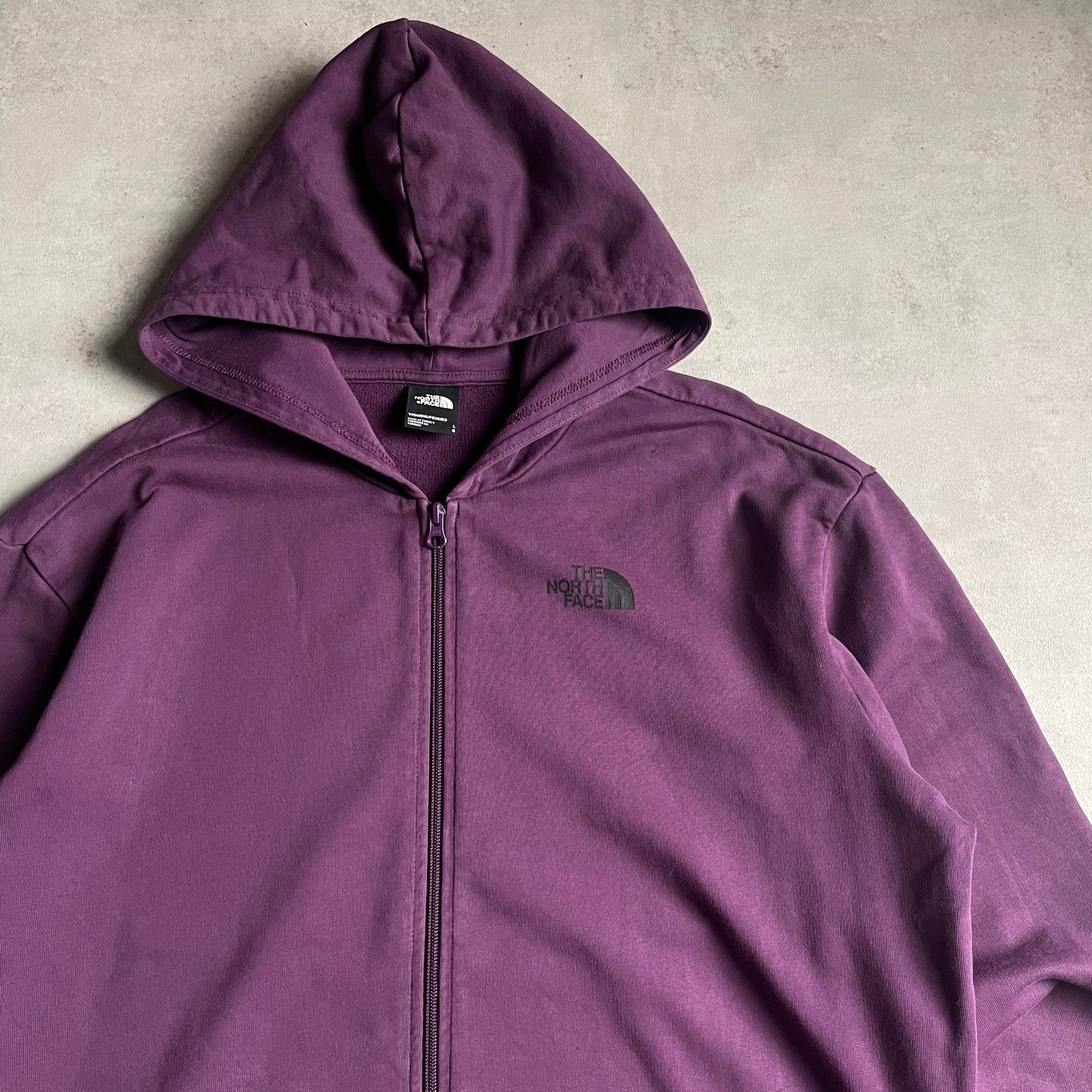 The North Face lila zipup hoodie