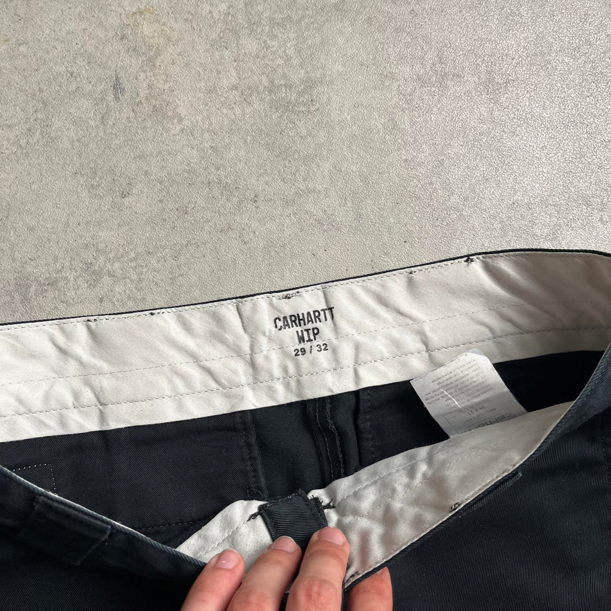 Carhartt fekete sid pants