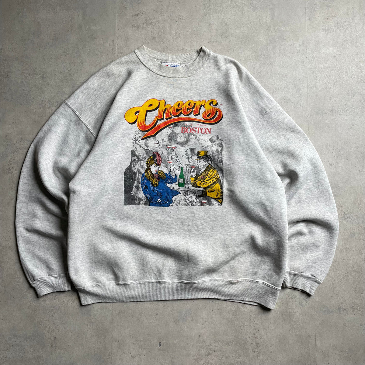 Vintage '92 Hanes heavyweight Cheers graphic pulóver