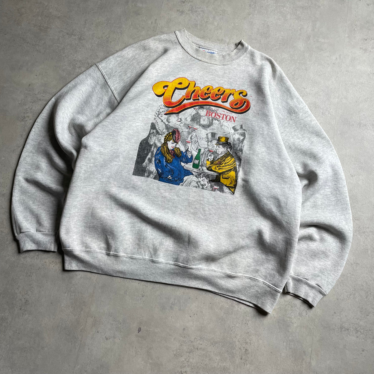 Vintage '92 Hanes heavyweight Cheers graphic pulóver