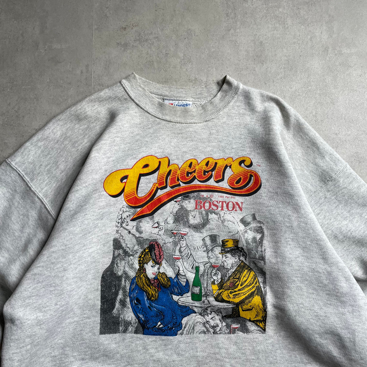 Vintage '92 Hanes heavyweight Cheers graphic pulóver
