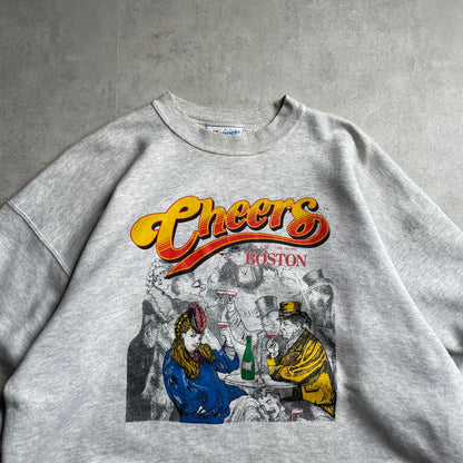 Vintage '92 Hanes heavyweight Cheers graphic pulóver