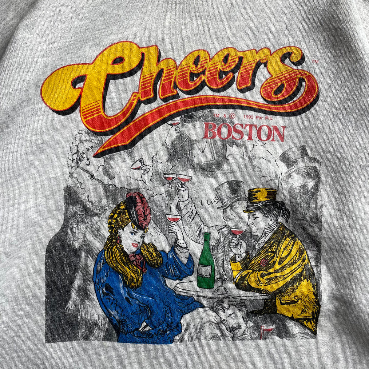 Vintage '92 Hanes heavyweight Cheers graphic pulóver