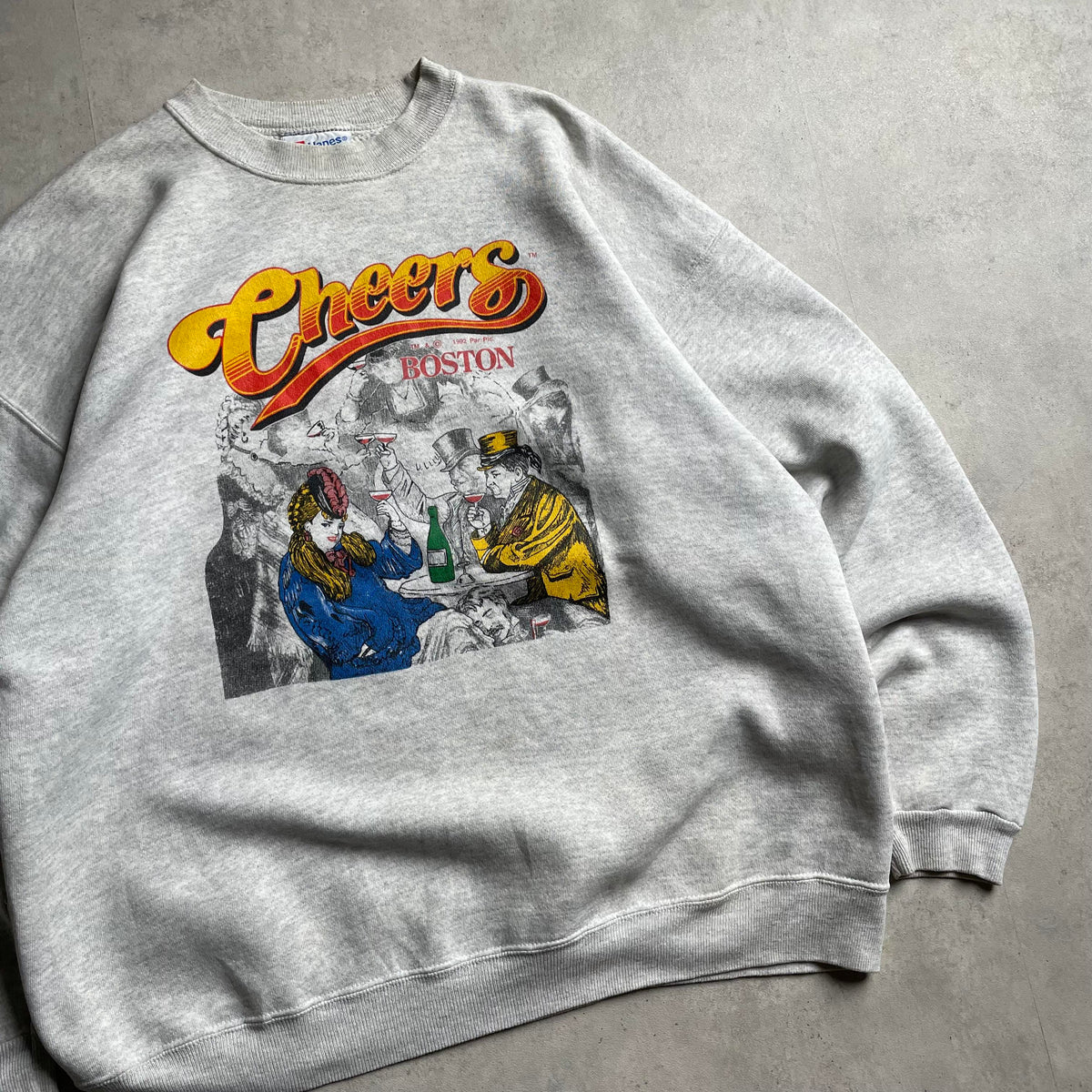 Vintage '92 Hanes heavyweight Cheers graphic pulóver