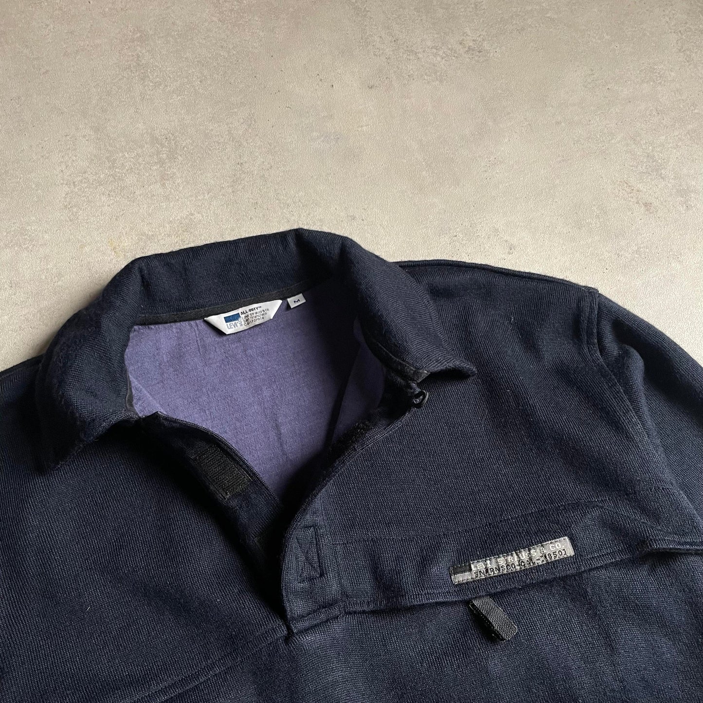 Vintage Levi's 1/4 zip pulóver