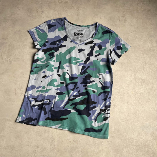 G-Star Raw camo v-nyakú póló