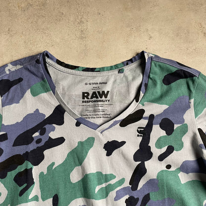 G-Star Raw camo v-nyakú póló