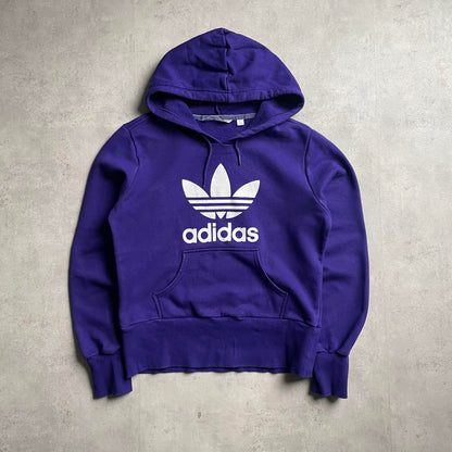 Adidas lila big logo hoodie