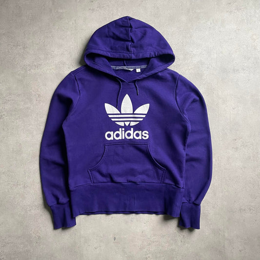 Adidas lila big logo hoodie