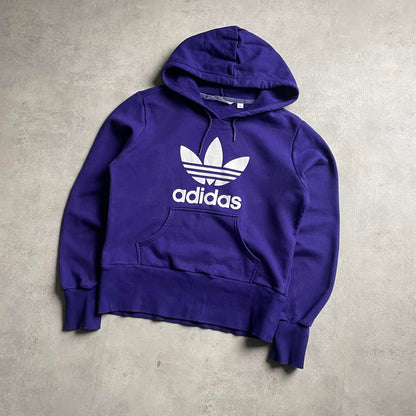 Adidas lila big logo hoodie