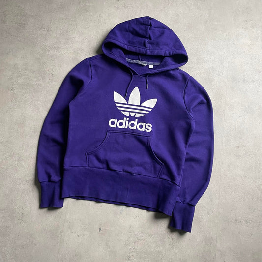Adidas lila big logo hoodie