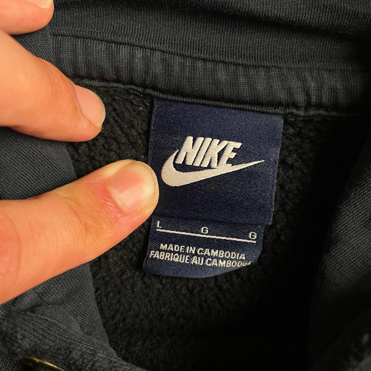 Nike spell out hoodie