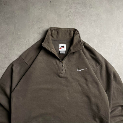 Vintage 90's Nike quaterzip pulóver