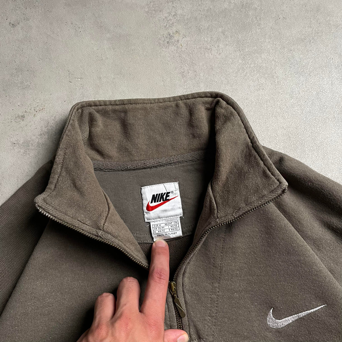 Vintage 90's Nike quaterzip pulóver