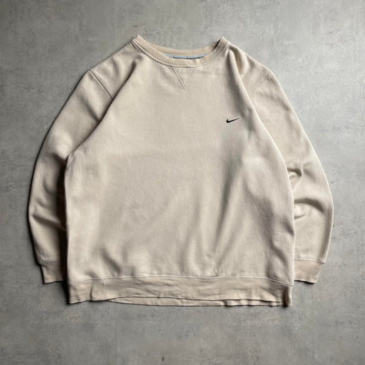 Nike bézs silvertag crewneck