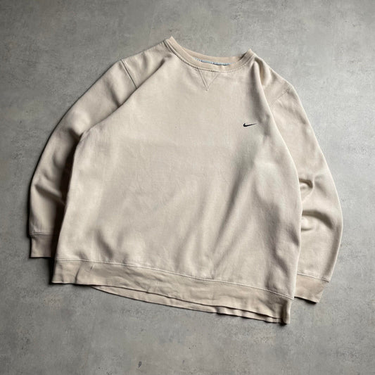 Nike bézs silvertag crewneck