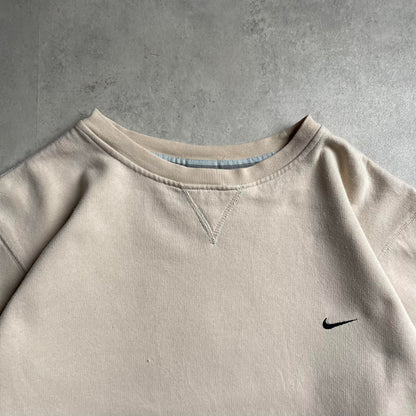 Nike bézs silvertag crewneck