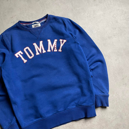 Tommy Jeans kék crewneck