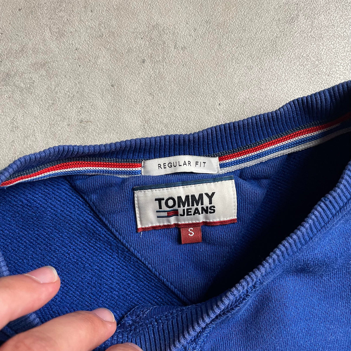 Tommy Jeans kék crewneck