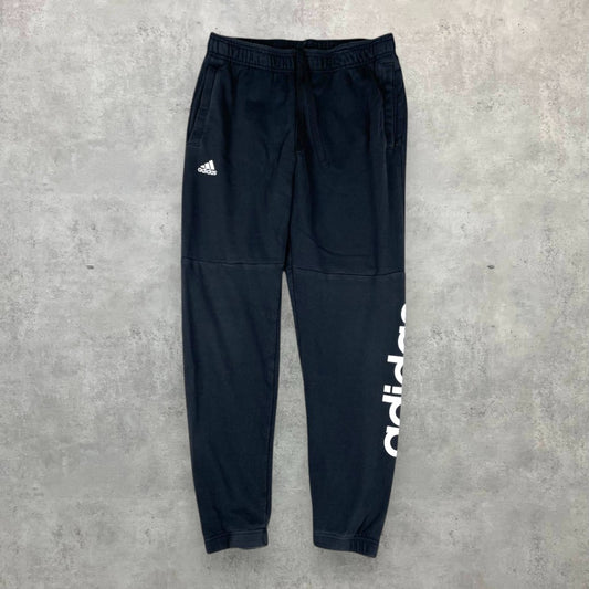 Adidas fekete oldallogós melegítőnadrág