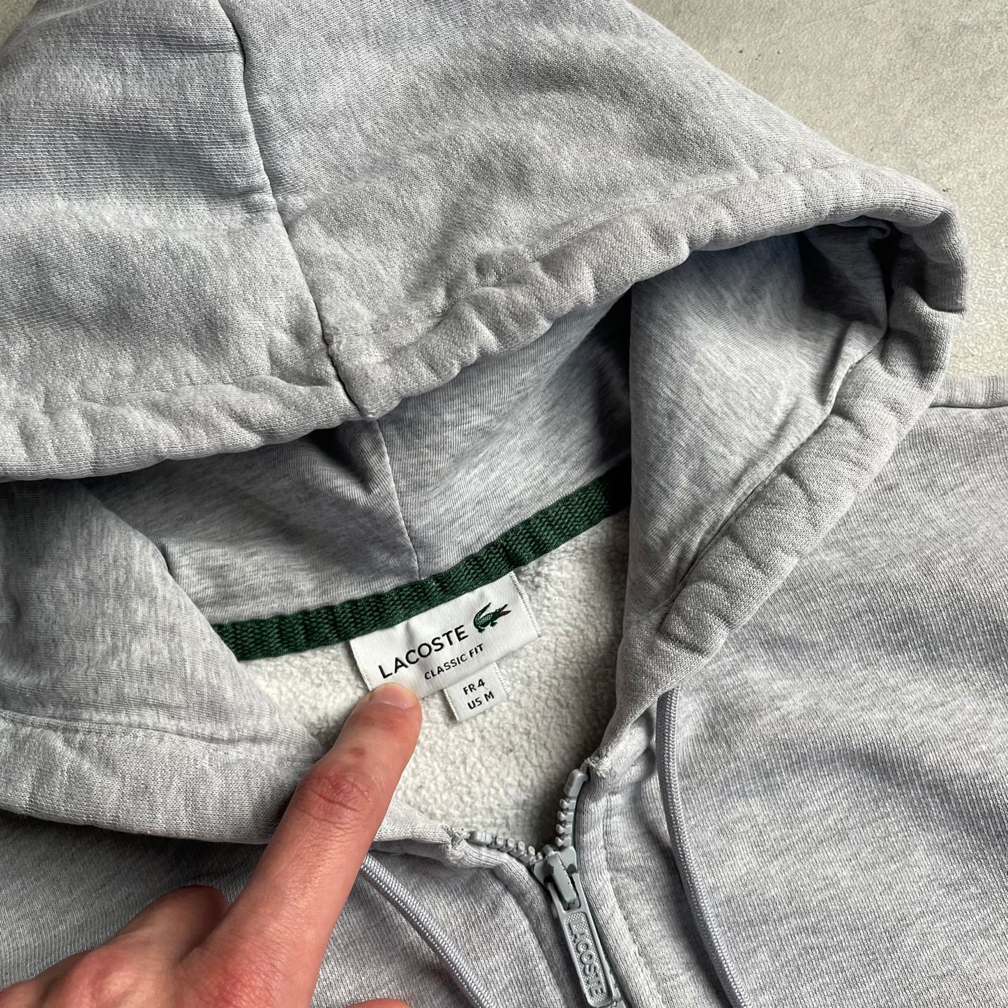Lacoste cipzáros pulóver