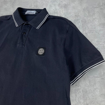 Stone Island slim fit fekete pólóing