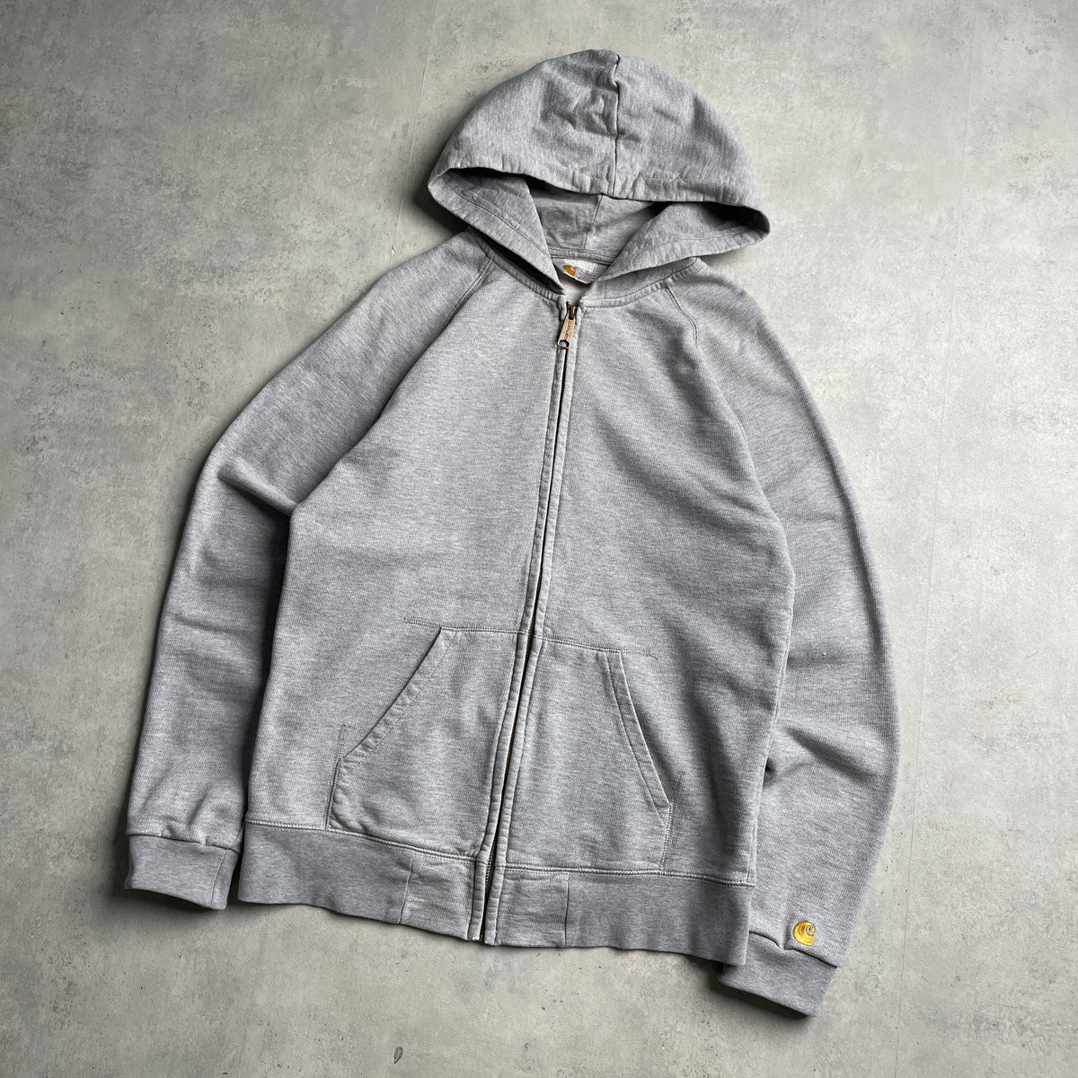 Carhartt szürke zipup pulcsi