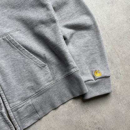 Carhartt szürke zipup pulcsi