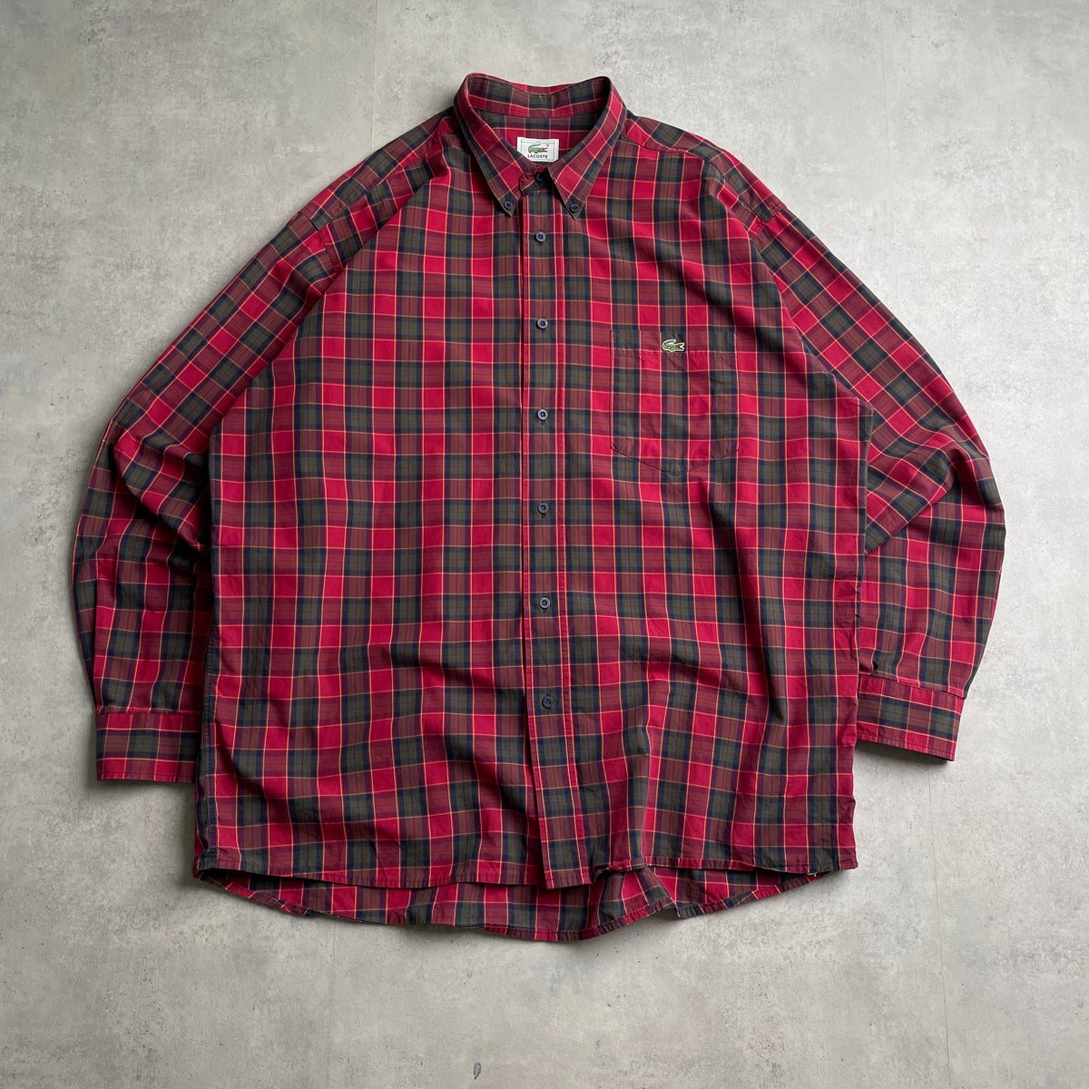 Vintage Lacoste kockás ing