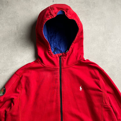 Ralph Lauren piros zipup hoodie