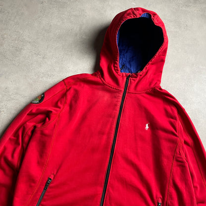 Ralph Lauren piros zipup hoodie