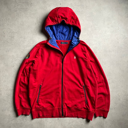 Ralph Lauren piros zipup hoodie