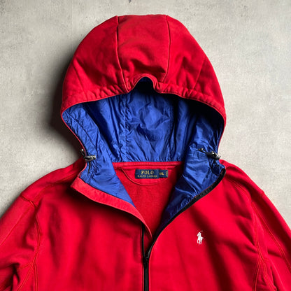 Ralph Lauren piros zipup hoodie