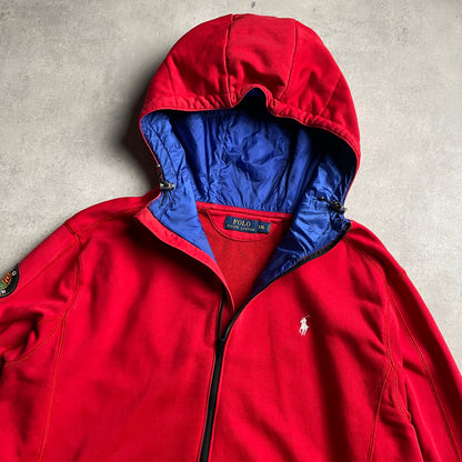 Ralph Lauren piros zipup hoodie