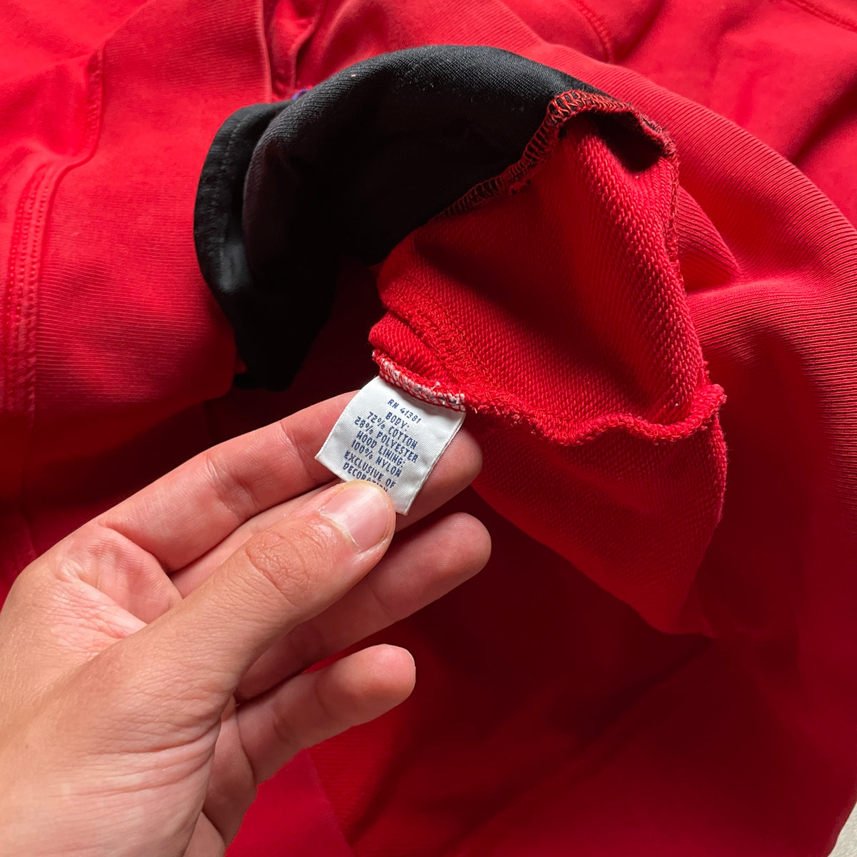 Ralph Lauren piros zipup hoodie