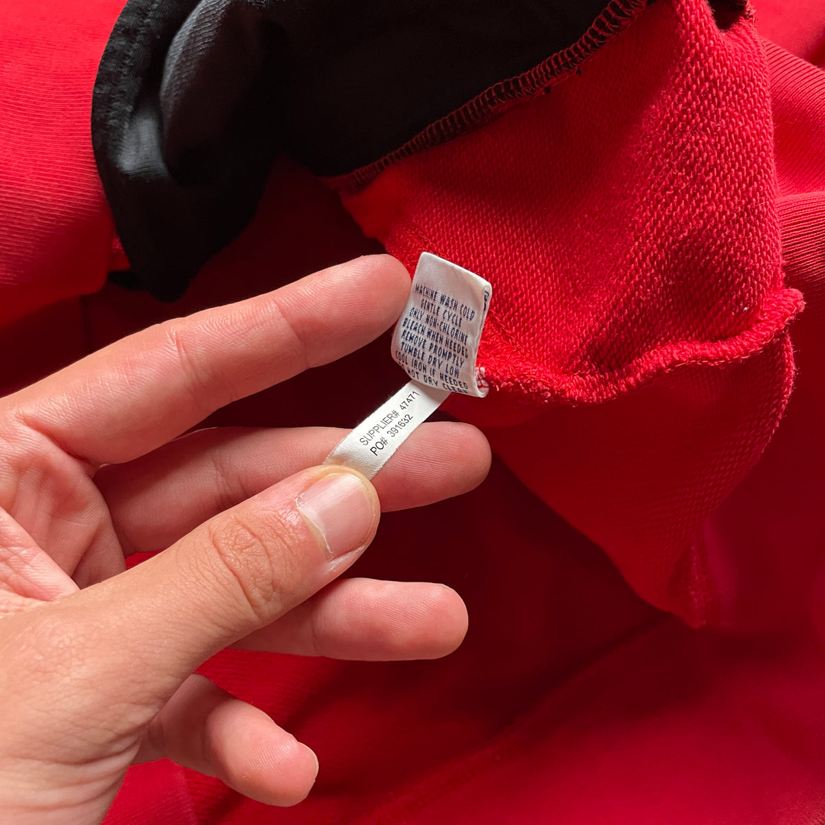 Ralph Lauren piros zipup hoodie