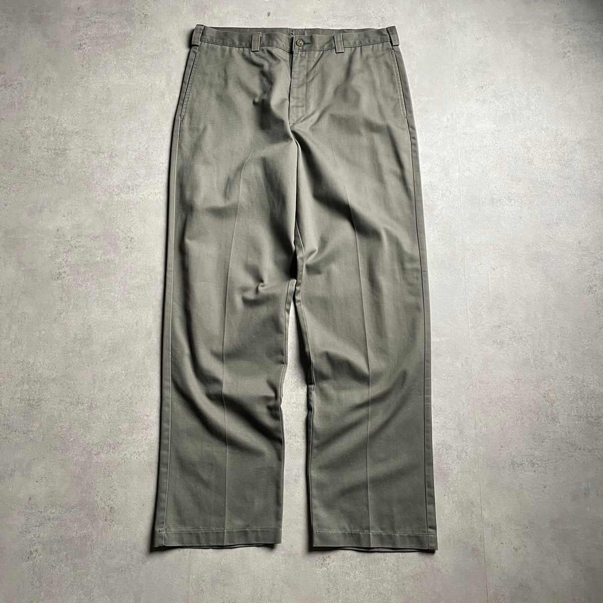 Tommy Hilfiger khaki színű öltönynadrág