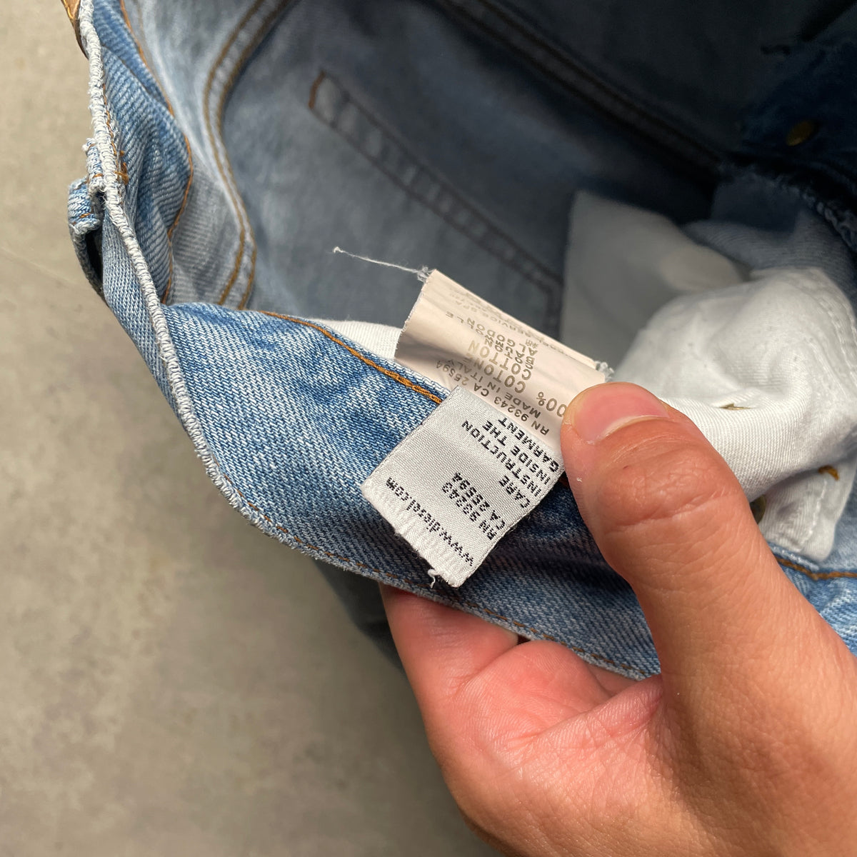 Diesel straight fit farmernadrág
