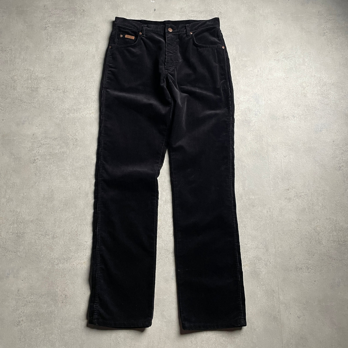 Wrangler fekete kordbársony nadrág